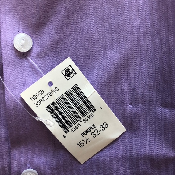 NWT Kenneth Cole Reaction Slim Fit Dress Shirt - Picture 5 of 8